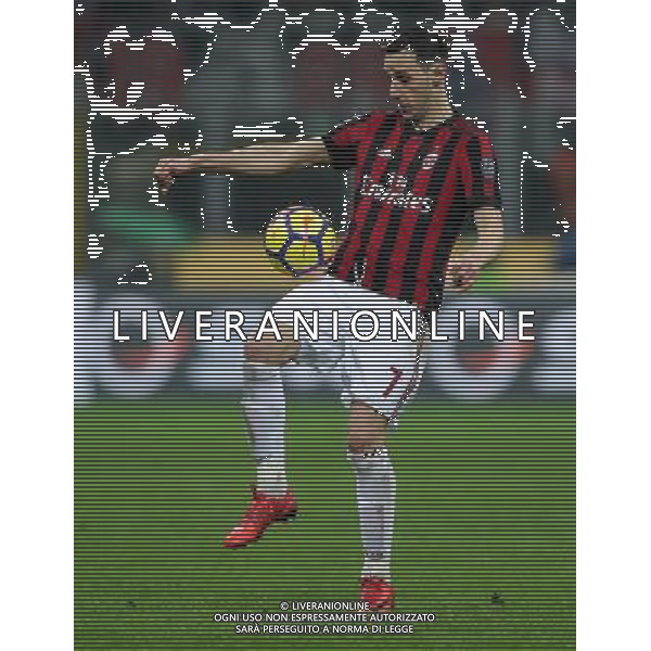 Coppa Italia TIM Cup 2017/2018 Quarti di Finale Milano - 27.12.2017 Milan-Inter Nella Foto:Nikola Kalinic /Ph.Vitez-Ag. Aldo Liverani