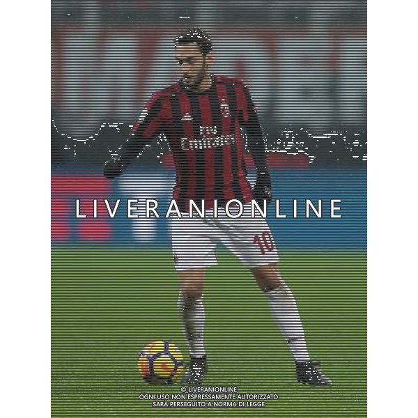 Coppa Italia TIM Cup 2017/2018 Quarti di Finale Milano - 27.12.2017 Milan-Inter Nella Foto:Hakan Calhanoglu /Ph.Vitez-Ag. Aldo Liverani