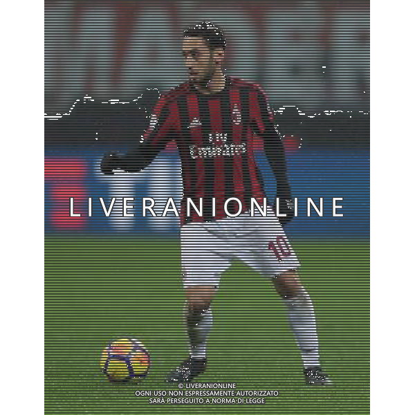 Coppa Italia TIM Cup 2017/2018 Quarti di Finale Milano - 27.12.2017 Milan-Inter Nella Foto:Hakan Calhanoglu /Ph.Vitez-Ag. Aldo Liverani