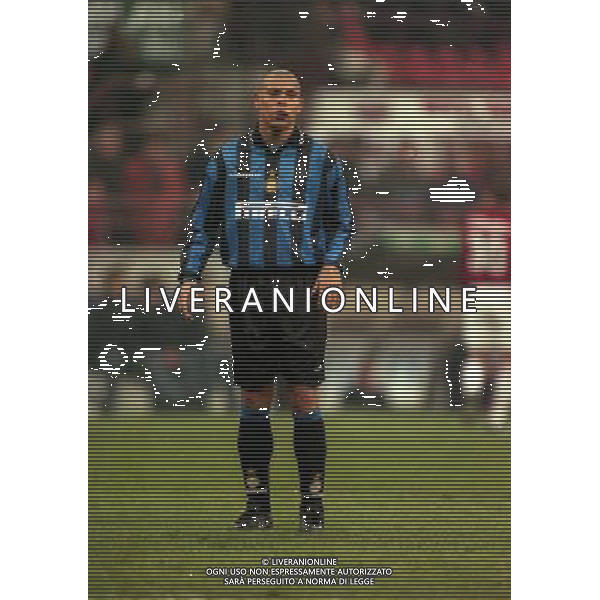 08-01-1998 MILANO-COPPA ITALIA TIM MILAN INTER 5-0 NELLA FOTO RONALDO AG ALDO LIVERANI SAS
