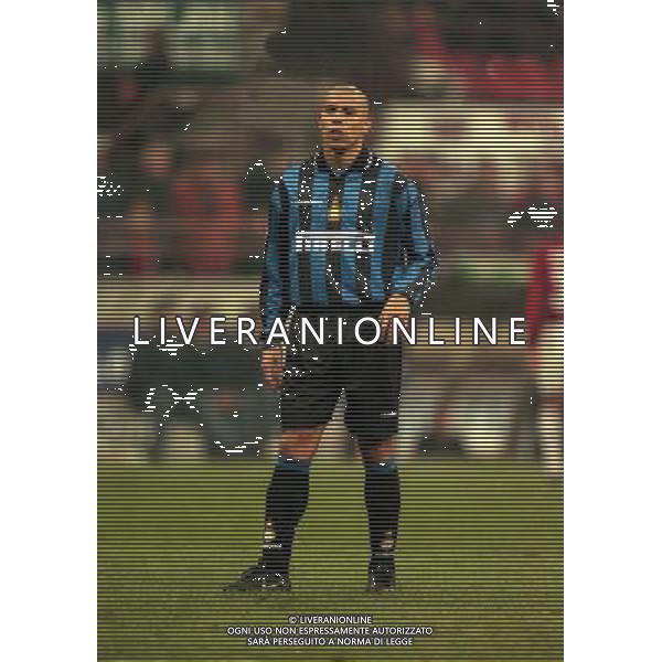 08-01-1998 MILANO-COPPA ITALIA TIM MILAN INTER 5-0 NELLA FOTO RONALDO AG ALDO LIVERANI SAS