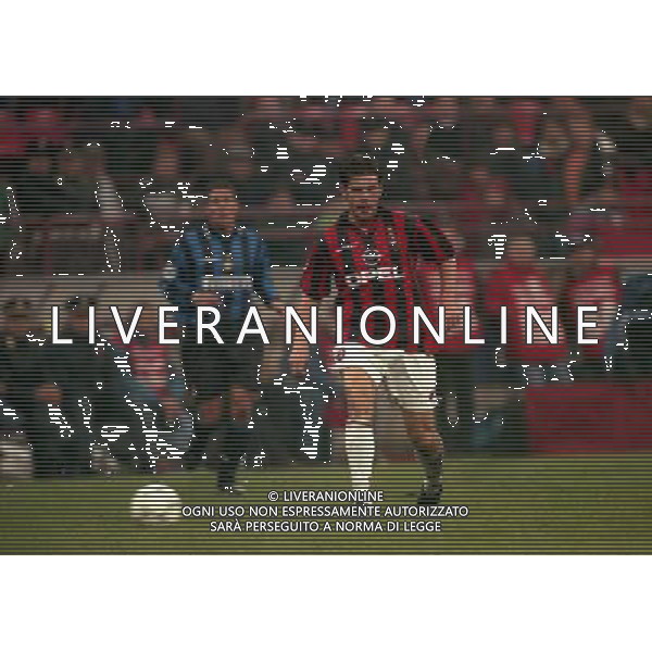 08-01-1998 MILANO-COPPA ITALIA TIM MILAN INTER 5-0 NELLA FOTO ZVONIMIR BOBAN AG ALDO LIVERANI SAS