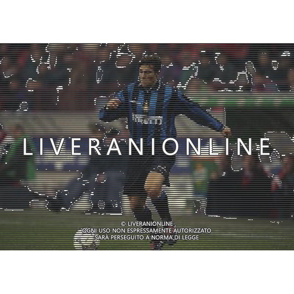 08-01-1998 MILANO-COPPA ITALIA TIM MILAN INTER 5-0 NELLA FOTO JAVIER ZANETTI AG ALDO LIVERANI SAS
