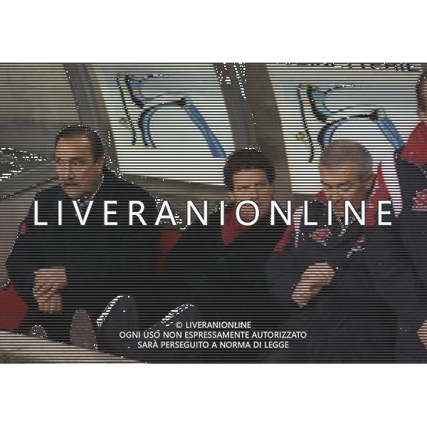 08-01-1998 MILANO-COPPA ITALIA TIM MILAN INTER 5-0 NELLA FOTO SILVANO RAMACCIONI CON FABIO CAPELLO DOTTOR MONTI E ITALO GALBIATI AG ALDO LIVERANI SAS