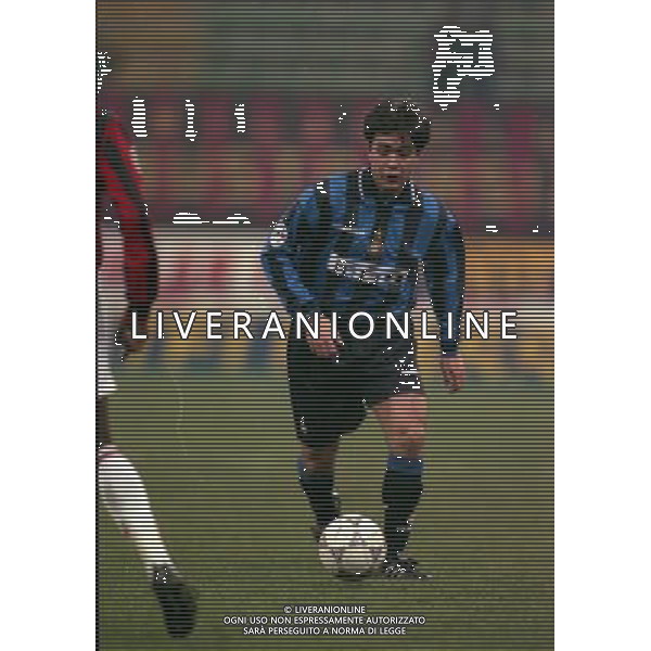 08-01-1998 MILANO-COPPA ITALIA TIM MILAN INTER 5-0 NELLA FOTO ALVARO RECOBA AG ALDO LIVERANI SAS