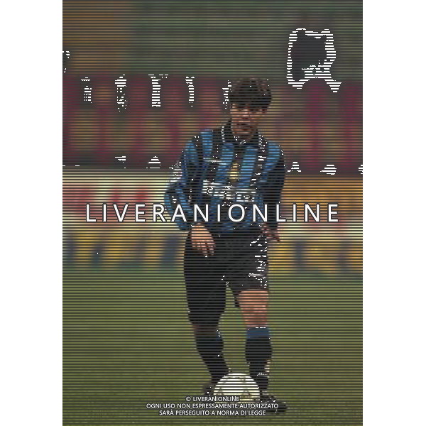 08-01-1998 MILANO-COPPA ITALIA TIM MILAN INTER 5-0 NELLA FOTO ALVARO RECOBA AG ALDO LIVERANI SAS