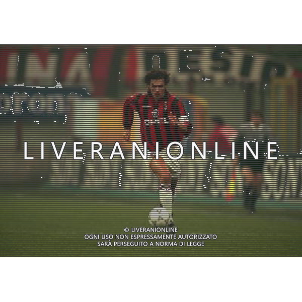08-01-1998 MILANO-COPPA ITALIA TIM MILAN INTER 5-0 NELLA FOTO PAOLO MALDINI AG ALDO LIVERANI SAS