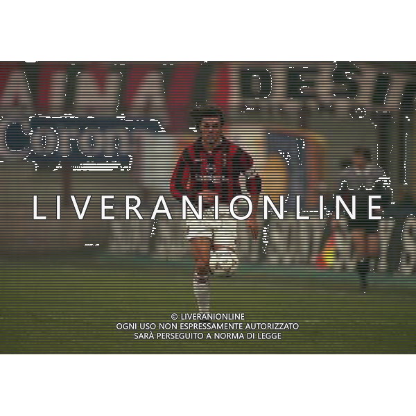 08-01-1998 MILANO-COPPA ITALIA TIM MILAN INTER 5-0 NELLA FOTO PAOLO MALDINI AG ALDO LIVERANI SAS