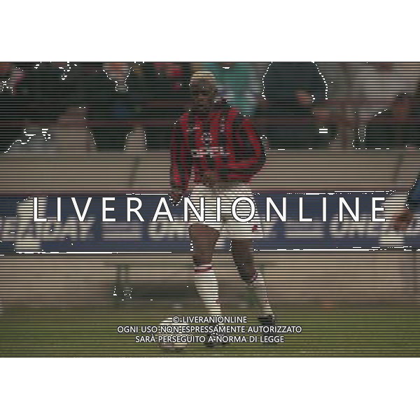 08-01-1998 MILANO-COPPA ITALIA TIM MILAN INTER 5-0 NELLA FOTO IBRAHIM BA AG ALDO LIVERANI SAS