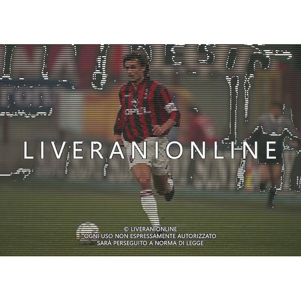 08-01-1998 MILANO-COPPA ITALIA TIM MILAN INTER 5-0 NELLA FOTO PAOLO MALDINI AG ALDO LIVERANI SAS