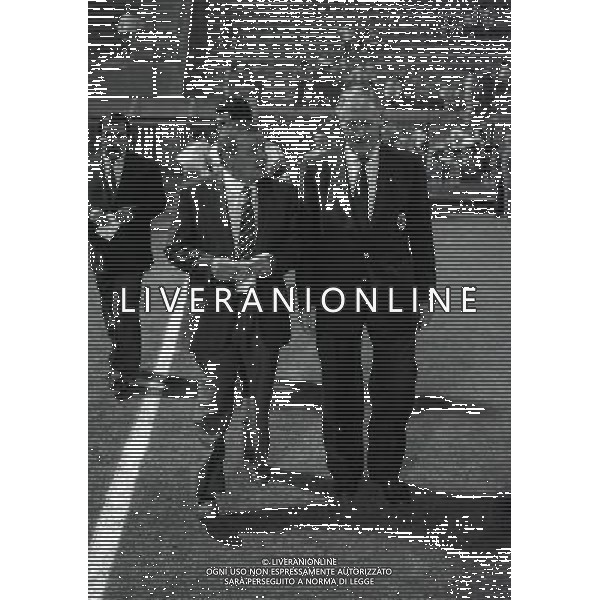 RETROSPETTIVA NILS LIEDHOLM ALLENATORE MILAN NELLA FOTO NILS LIEDHOLM CON ROBERTO NEGRISOLO AG ALDO LIVERANI SAS