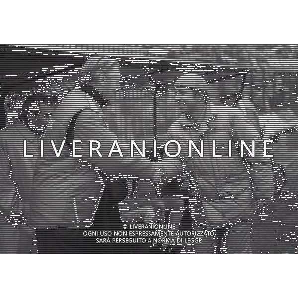 RETROSPETTIVA NILS LIEDHOLM ALLENATORE MILAN NELLA FOTO NILS LIEDHOLM CON OTTAVIO BIANCHI AG ALDO LIVERANI SAS