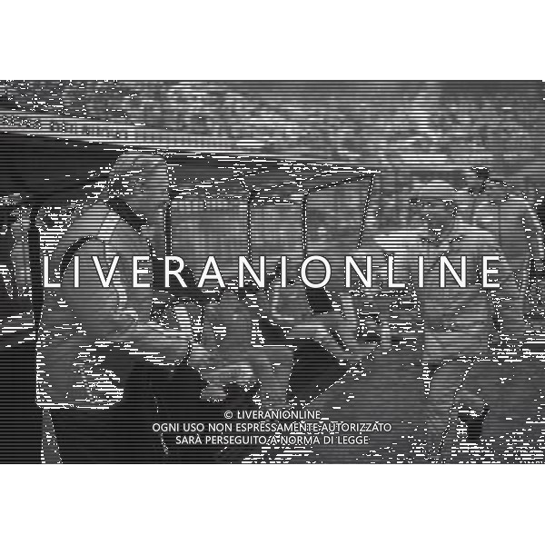 RETROSPETTIVA NILS LIEDHOLM ALLENATORE MILAN NELLA FOTO NILS LIEDHOLM CON OTTAVIO BIANCHI AG ALDO LIVERANI SAS