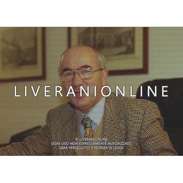 1999 LEGA SERIE C MILANO NELLA FOTO CARLO TAVECCHIO PRESIDENTE LEGA CALCIO SERIE C AG ALDO LIVERANI SAS