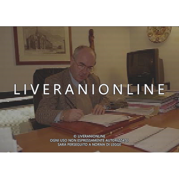 1999 LEGA SERIE C MILANO NELLA FOTO CARLO TAVECCHIO PRESIDENTE LEGA CALCIO SERIE C AG ALDO LIVERANI SAS