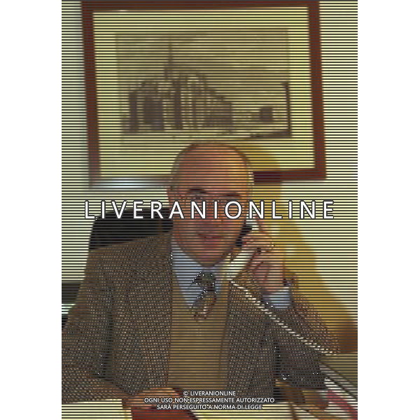 1999 LEGA SERIE C MILANO NELLA FOTO CARLO TAVECCHIO PRESIDENTE LEGA CALCIO SERIE C AG ALDO LIVERANI SAS