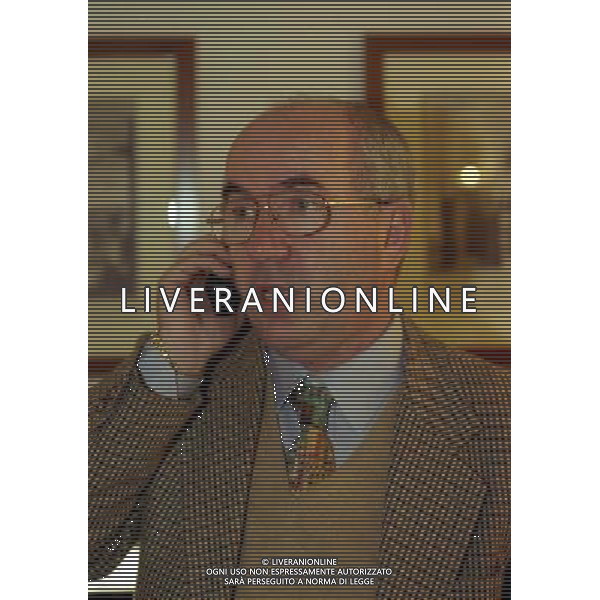 1999 LEGA SERIE C MILANO NELLA FOTO CARLO TAVECCHIO PRESIDENTE LEGA CALCIO SERIE C AG ALDO LIVERANI SAS