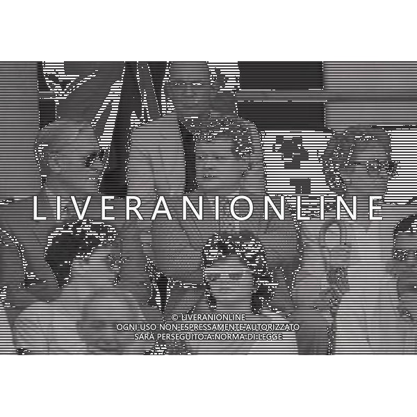 RETROSPETTIVA NILS LIEDHOLM ALLENATORE NELLA FOTO NILS LIEDHOLM CON IL FGLIO CARLO E LA MOGLIE AG ALDO LIVERANI SAS