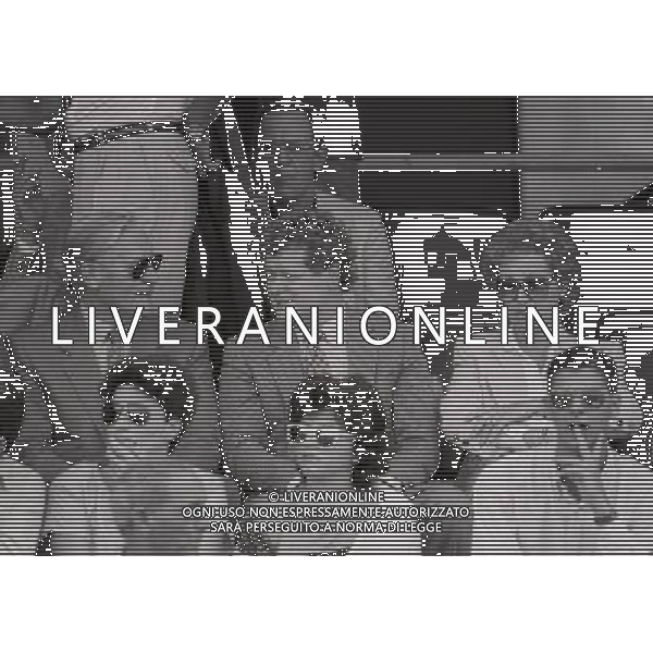 RETROSPETTIVA NILS LIEDHOLM ALLENATORE NELLA FOTO NILS LIEDHOLM CON IL FGLIO CARLO E LA MOGLIE AG ALDO LIVERANI SAS