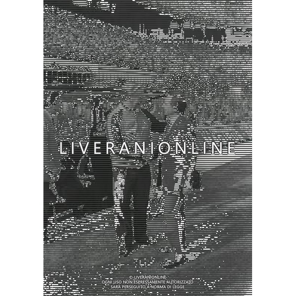RETROSPETTIVA NILS LIEDHOLM ALLENATORE NELLA FOTO NILS LIEDHOLM ALLENATORE MILAN CON CAGLUNA ROBERTO ALLENATORE ROMA AG ALDO LIVERANI SAS