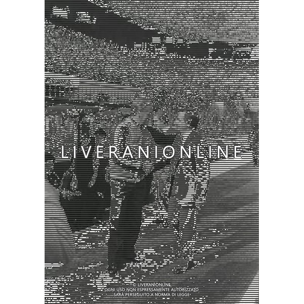 RETROSPETTIVA NILS LIEDHOLM ALLENATORE NELLA FOTO NILS LIEDHOLM ALLENATORE MILAN CON CAGLUNA ROBERTO ALLENATORE ROMA AG ALDO LIVERANI SAS