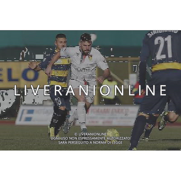 Santarcangelo - Gubbio Campionato di calcio serie C girone B 29/12/2017 nella foto: Ciccone Nicola ©Claudio Zamagni/Agenzia Aldo Liverani 