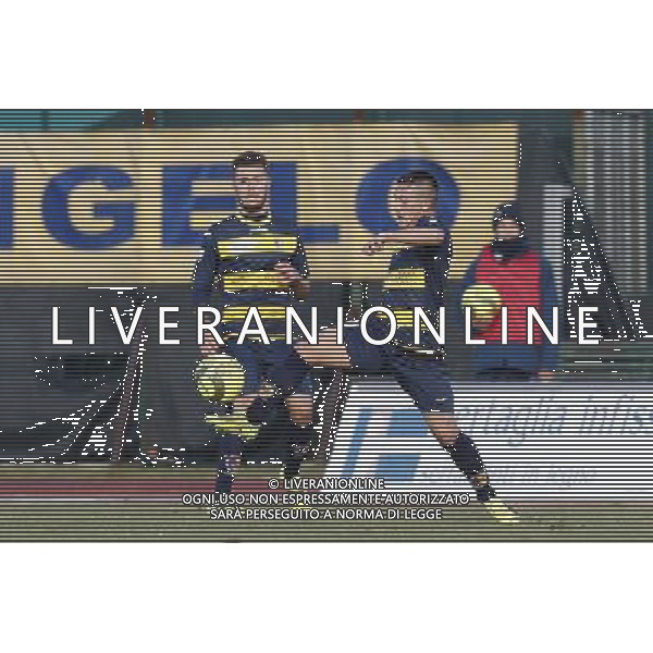 Santarcangelo - Gubbio Campionato di calcio serie C girone B 29/12/2017 nella foto: Aleksandros Dhamo ©Claudio Zamagni/Agenzia Aldo Liverani 