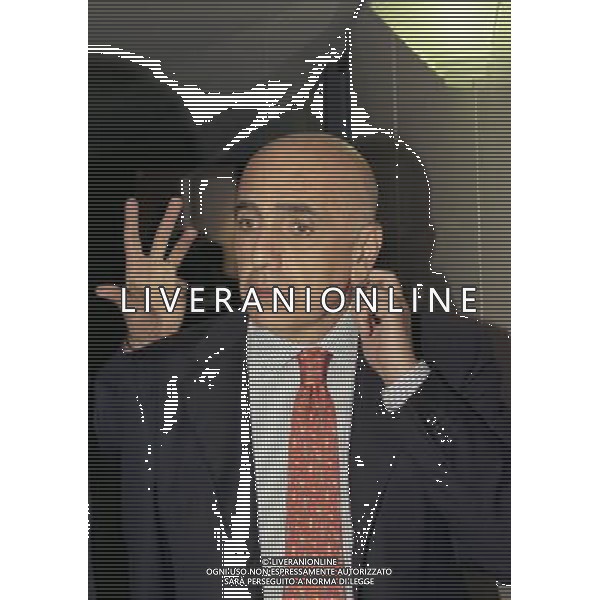 1999 MILANO RIUNIONE DEI PRESIDENTI DI SERIE A E B IN LEGA CALCIO NELLA FOTO ADRIANO GALLIANI AG ALDO LIVERANI SAS