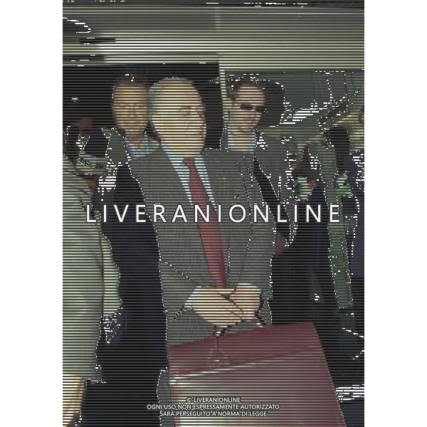 1999 MILANO RIUNIONE DEI PRESIDENTI DI SERIE A E B IN LEGA CALCIO NELLA FOTO FRANCO SENSI PRESIDENTE ROMA CALCIO AG ALDO LIVERANI SAS