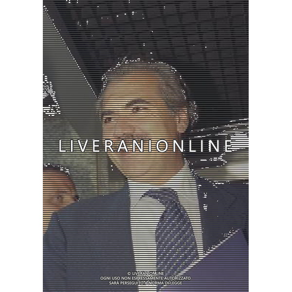 1999 MILANO RIUNIONE DEI PRESIDENTI DI SERIE A E B IN LEGA CALCIO NELLA FOTO LILLO FOTI PRESIDENTE REGGINA CALCIO AG ALDO LIVERANI SAS