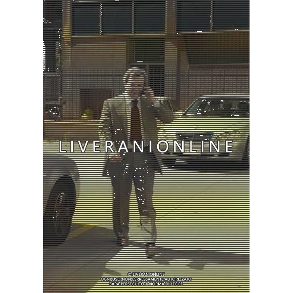 1999 MILANO RIUNIONE DEI PRESIDENTI DI SERIE A E B IN LEGA CALCIO NELLA FOTO ANIELLO ALIBERTI PRESIDENTE SALERNITANA CALCIO AG ALDO LIVERANI SAS