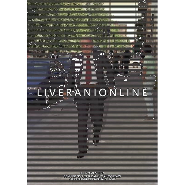 1999 MILANO RIUNIONE DEI PRESIDENTI DI SERIE A E B IN LEGA CALCIO NELLA FOTO GIUSEPPE GAZZONI FRASCARA PRESIDENTE BOLOGNA CALCIO AG ALDO LIVERANI SAS