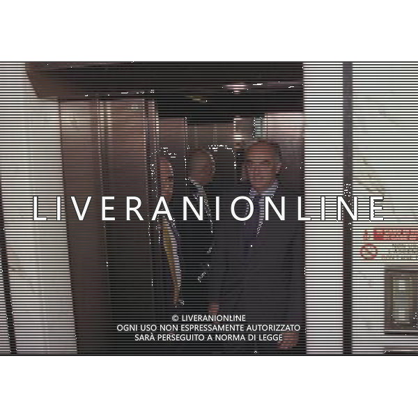 1999 MILANO RIUNIONE DEI PRESIDENTI DI SERIE A E B IN LEGA CALCIO NELLA FOTO ANTONIO GIRAUDO AG ALDO LIVERANI SAS