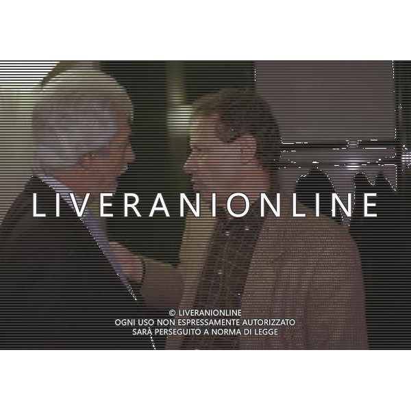 1999 MILANO RIUNIONE DEI PRESIDENTI DI SERIE A E B IN LEGA CALCIOâ€¨NELLA FOTO GIAN BATTISTA PASTORELLO CON MAURIZIO ZAMPARINIâ€¨AG ALDO LIVERANI SASâ€¨