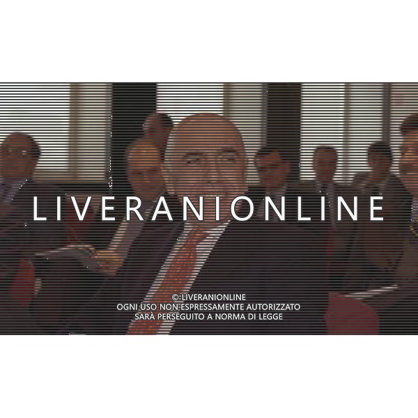 1999 MILANO RIUNIONE DEI PRESIDENTI DI SERIE A E B IN LEGA CALCIO NELLA FOTO ADRIANO GALLIANI AMMINISTRATORE DELEGATO MILAN AG ALDO LIVERANI SAS