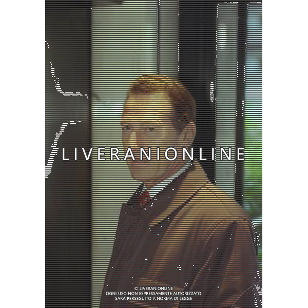 1999 MILANO RIUNIONE DEI PRESIDENTI DI SERIE A E B IN LEGA CALCIO NELLA FOTO GIAN MARIO RUGGERI AG ALDO LIVERANI SAS