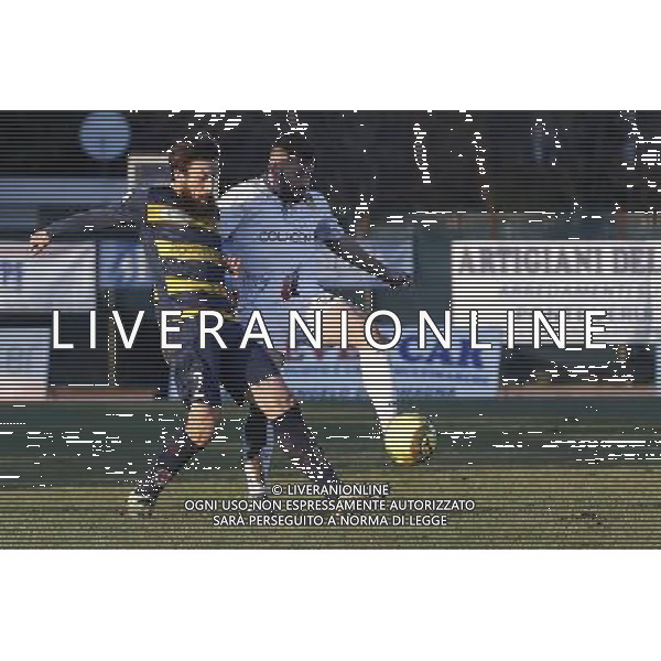 Santarcangelo - Gubbio Campionato di calcio serie C girone B 29/12/2017 nella foto: Toninelli Dario Ciccone Nicola Â©Claudio Zamagni/Agenzia Aldo Liverani 