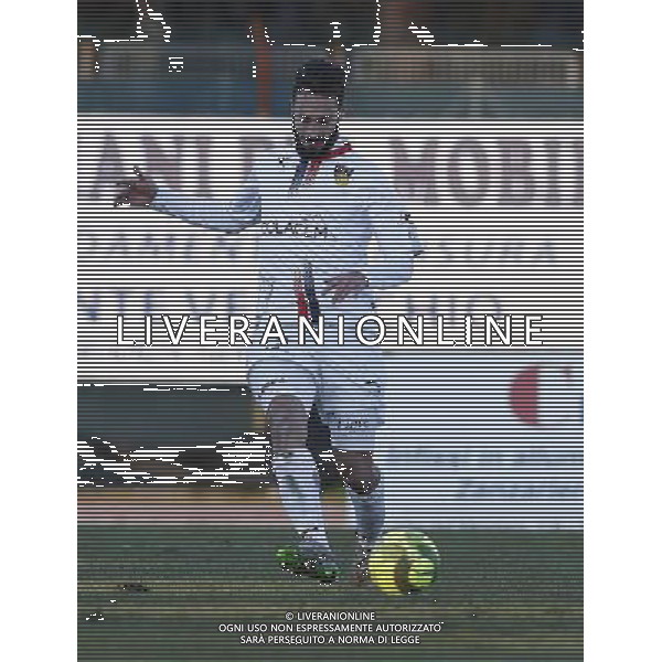 Santarcangelo - Gubbio Campionato di calcio serie C girone B 29/12/2017 nella foto: Paramatti Lorenzo Â©Claudio Zamagni/Agenzia Aldo Liverani 