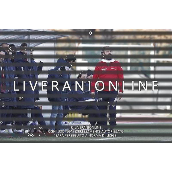 Santarcangelo - Gubbio Campionato di calcio serie C girone B 29/12/2017 nella foto: Allenatore Dino Pagliari Â©Claudio Zamagni/Agenzia Aldo Liverani 