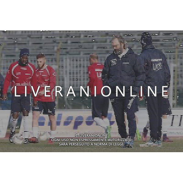 Santarcangelo - Gubbio Campionato di calcio serie C girone B 29/12/2017 nella foto: Allenatore Dino Pagliari Â©Claudio Zamagni/Agenzia Aldo Liverani 