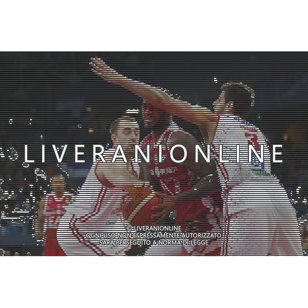 Lega Basket serie A Victoria Libertas Pesaro - EA7 Emporio Armani Milano 02/01/2018 nella foto: Mâ€™Baye Amath Â©Claudio Zamagni/Agenzia Aldo Liverani Mâ€™Baye Amath during basketball match between Victoria Libertas Pallacanestro Pesaro and EA7 Emporio Armani Milano at Adriatic Arena in Pesaro on January 02 2018 photo credit Claudio Zamagni/Aldo Liverani Photo Agency 