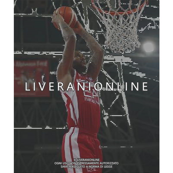Lega Basket serie A Victoria Libertas Pesaro - EA7 Emporio Armani Milano 02/01/2018 nella foto: Mâ€™Baye Amath Â©Claudio Zamagni/Agenzia Aldo Liverani Mâ€™Baye Amath during basketball match between Victoria Libertas Pallacanestro Pesaro and EA7 Emporio Armani Milano at Adriatic Arena in Pesaro on January 02 2018 photo credit Claudio Zamagni/Aldo Liverani Photo Agency 