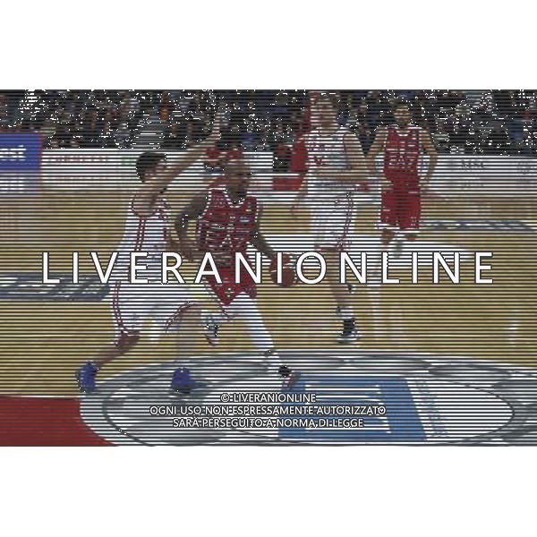 Lega Basket serie A Victoria Libertas Pesaro - EA7 Emporio Armani Milano 02/01/2018 nella foto: Theodore Jordan Â©Claudio Zamagni/Agenzia Aldo Liverani Theodore Jordan during basketball match between Victoria Libertas Pallacanestro Pesaro and EA7 Emporio Armani Milano at Adriatic Arena in Pesaro on January 02 2018 photo credit Claudio Zamagni/Aldo Liverani Photo Agency 