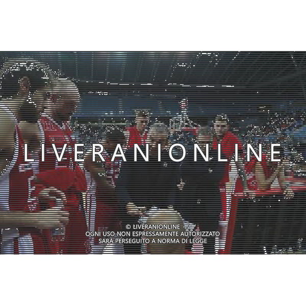 Lega Basket serie A Victoria Libertas Pesaro - EA7 Emporio Armani Milano 02/01/2018 nella foto: coach Simone Pianigiani Â©Claudio Zamagni/Agenzia Aldo Liverani coach Simone Pianigiani during basketball match between Victoria Libertas Pallacanestro Pesaro and EA7 Emporio Armani Milano at Adriatic Arena in Pesaro on January 02 2018 photo credit Claudio Zamagni/Aldo Liverani Photo Agency 