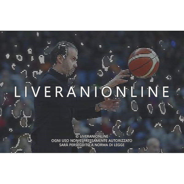 Lega Basket serie A Victoria Libertas Pesaro - EA7 Emporio Armani Milano 02/01/2018 nella foto: coach Simone Pianigiani ©Claudio Zamagni/Agenzia Aldo Liverani coach Simone Pianigiani during basketball match between Victoria Libertas Pallacanestro Pesaro and EA7 Emporio Armani Milano at Adriatic Arena in Pesaro on January 02 2018 photo credit Claudio Zamagni/Aldo Liverani Photo Agency 