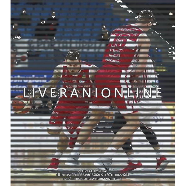 Lega Basket serie A Victoria Libertas Pesaro - EA7 Emporio Armani Milano 02/01/2018 nella foto: Micov Vladimir ©Claudio Zamagni/Agenzia Aldo Liverani Micov Vladimir during basketball match between Victoria Libertas Pallacanestro Pesaro and EA7 Emporio Armani Milano at Adriatic Arena in Pesaro on January 02 2018 photo credit Claudio Zamagni/Aldo Liverani Photo Agency 