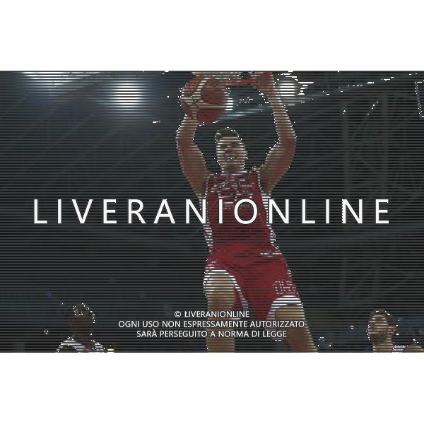 Lega Basket serie A Victoria Libertas Pesaro - EA7 Emporio Armani Milano 02/01/2018 nella foto: Tarczewski Kaleb ©Claudio Zamagni/Agenzia Aldo Liverani Tarczewski Kaleb during basketball match between Victoria Libertas Pallacanestro Pesaro and EA7 Emporio Armani Milano at Adriatic Arena in Pesaro on January 02 2018 photo credit Claudio Zamagni/Aldo Liverani Photo Agency 