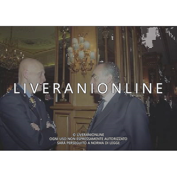 20-12-1998 MILANO HOTEL PRINCIPE E SAVOIA FESTA NATALIZIA LEGA CALCIO nella foto pierluigi collina con antonio giraudo ag aldo liverani sas