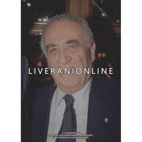 20-12-1998 MILANO HOTEL PRINCIPE E SAVOIA FESTA NATALIZIA LEGA CALCIO nella foto franco sensi ag aldo liverani sas