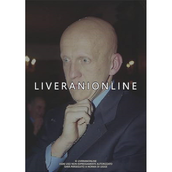 20-12-1998 MILANO HOTEL PRINCIPE E SAVOIA FESTA NATALIZIA LEGA CALCIO nella foto pierluigi collina ag aldo liverani sas